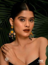 MARIGOLD BEAT - BOHO OXIDISED EARRING