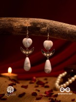 SAND GLOW - EARTHY STONE EARRING