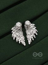 The Winged Solitaire Ear Jackets