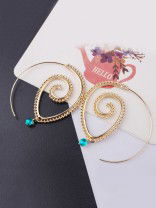 Twist and Twirl for the Hypnotic Girl Hoop Earrings