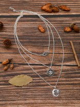 The Layered Spirituality - Oxidised Chain Necklace