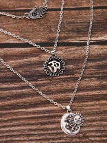 The Layered Spirituality - Oxidised Chain Necklace