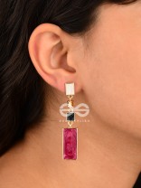 The Mesmerising Indulgence - Elegant Enamel Earrings