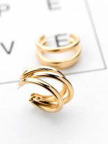 The Elegant Statement Makers - Golden Stud Earrings
