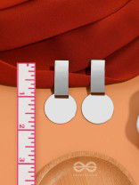 The Chic Geometry (Silver) - Statement Earrings