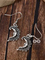 The Sleepy Moon - Tiny Trinket Earrings