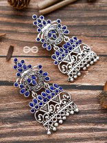 A Royal Delight - Sapphire Blue - The Embellished Oxidised Collection