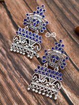 A Royal Delight - Sapphire Blue - The Embellished Oxidised Collection