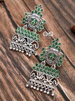 A Royal Delight - Emerald Green - The Embellished Oxidised Collection