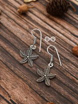 The Cute Little Starfish Hooks - Tiny Trinket Earrings