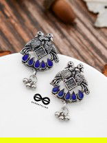 A Vintage Artwork - Sapphire Blue - The Embellished Oxidised Collection