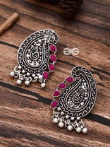 The Vintage Motifs - Ruby Red - The Embellished Oxidised Collection