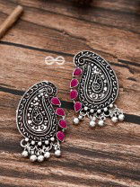 The Vintage Motifs - Ruby Red - The Embellished Oxidised Collection