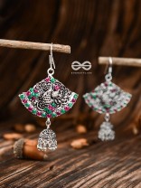 A Vintage Artwork (Ruby-Emerald) - The Embellished Oxidised Collection