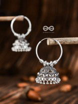 The Beautiful Intricate Hoop Jhumkis