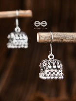 The Cute Little Dome Jhumkis- Tiny Trinket Earrings
