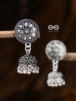 Little Circular Intricate Jhumkis - Tiny Trinket Earrings