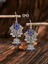 The Motif Delight Earrings - Embellished Oxidised Collection