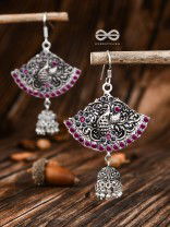 A Vintage Artwork (Ruby) - The Embellished Oxidised Collection