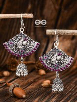 A Vintage Artwork (Ruby) - The Embellished Oxidised Collection