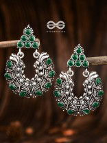 An Intricate Shimmer (Emerald Green) - The Embellished Oxidised Collection