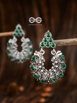An Intricate Shimmer (Emerald Green) - The Embellished Oxidised Collection