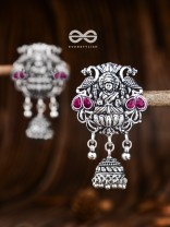 The Divine Goddess (Ruby Red) - Embellished Oxidised Collection