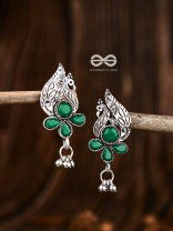 The Boho Peacocks (Emerald Green) - The Embellished Oxidised Collection