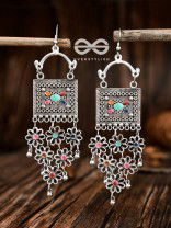 The Embellished Trunk Floral Mesh - The Oxidised Boho Collection