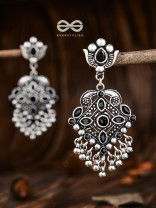 The Geometric Statement Makers (Onyx Black) - Embellished Oxidised Collection