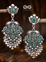 The Geometric Statement Makers (Emerald-Green) - Embellished Oxidised Collection
