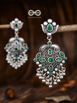 The Geometric Statement Makers (Emerald-Green) - Embellished Oxidised Collection