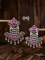 The Statement Makers (Ruby Red) - Embellished Oxidised Collection
