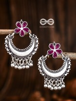 The Floral Moon - Ruby Red - The Embellished Oxidised Collection