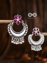 The Floral Moon - Ruby Red - The Embellished Oxidised Collection