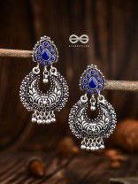The Droplet Motifs - Sapphire Blue - The Embellished Oxidised Collection