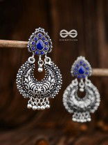 The Droplet Motifs - Sapphire Blue - The Embellished Oxidised Collection