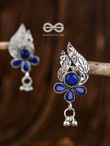 The Boho Peacocks (Sapphire Blue) - The Embellished Oxidised Collection