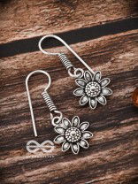 The Cute Floral Danglers - Tiny Trinket Earrings