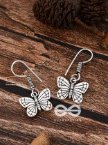 The Cutesy Butterfly Danglers - Tiny Trinket Earrings