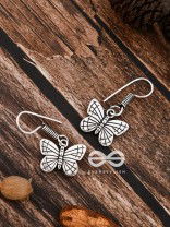 The Cutesy Butterfly Danglers - Tiny Trinket Earrings
