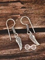 The Angel Wing Danglers - Tiny Trinket Earrings