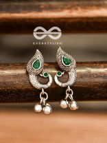 The Vintage Peacocks (Emerald Green) - The Melodious Ghungoo Collection