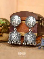 The Intricate Sophistication - Oxidised Boho Earrings