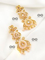 The Marvellous Meenakari Collection - Kiara Earrings - Pink