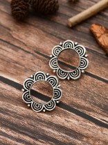 The Cute Florals - Oxidised Boho Studs