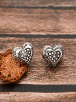 The Cutesy Heart - Tiny Trinket Earrings