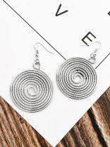 The Shimmery Hypnosis - Silver Elegant Earrings