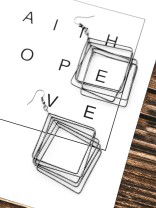 The Shimmery Squares - Dark Grey Elegant Earrings