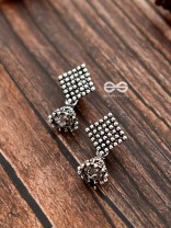 The Dotted Bohemian Geometry - Tiny Trinket Earrings